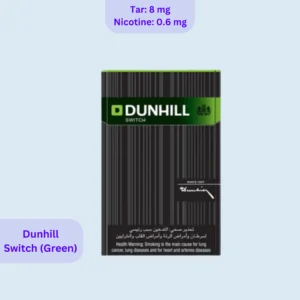 Dunhill Green Switch Cigarette
